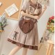 Morning Glory Violin Embroidered Heart Shaped Bag(Limited Stock/5 Colours/Full Payment Without Shipping)